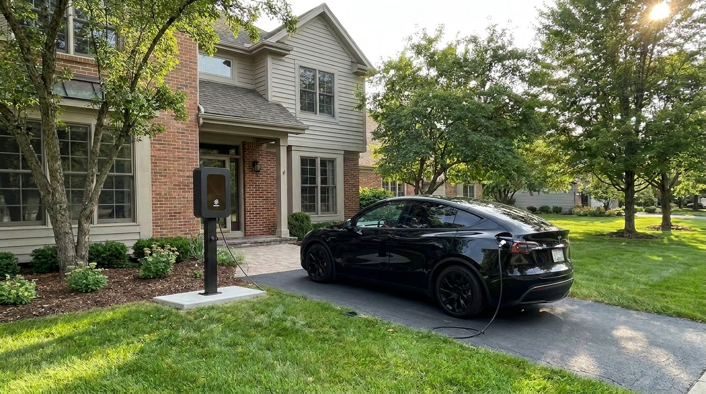 EV Power Theft and Vandalism: How to Secure Your Open-Air Driveway Charging Station Meta Description: Don't let strangers leach off your electric bill or vandals damage your charging cord. Discover the best way to secure your outdoor EV charger.