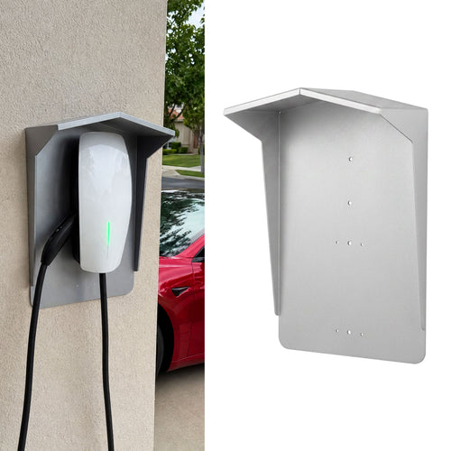 EV Charger Protective Cover - Weatherproof Electric Vehicle Charging Station Roof for Tesla & Most EV Chargers | Universal Fit with Complete Installation Kit