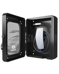 Outdoor EV Charger Enclosure Wall Box with Lock for Tesla Wall charger and Chargepoint with Holder | Weatherproof Visible, Easy to Install, Black