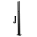 Tesla Charger Pedestal Outdoor EV Charger Stand with Holder for EV Charging Station Black